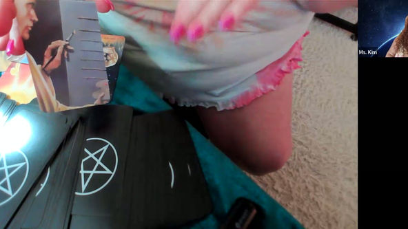 Ms. Kim gives a preview of "The Witches Tarot; along with doing a 3 Rune pull and a 3 card spread